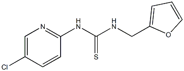 1-(5-chloropyridin-2-yl)-3-(furan-2-ylmethyl)thiourea 구조식 이미지