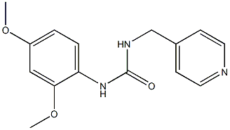 1-(2,4-dimethoxyphenyl)-3-(pyridin-4-ylmethyl)urea 구조식 이미지