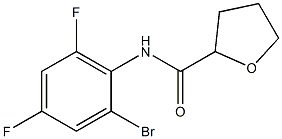 N-(2-bromo-4,6-difluorophenyl)oxolane-2-carboxamide Structure