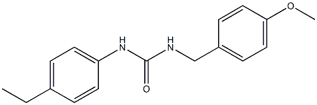 1-(4-ethylphenyl)-3-[(4-methoxyphenyl)methyl]urea 구조식 이미지