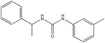 1-(3-methylphenyl)-3-(1-phenylethyl)urea 구조식 이미지