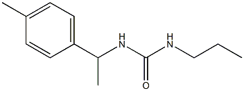 1-[1-(4-methylphenyl)ethyl]-3-propylurea 구조식 이미지