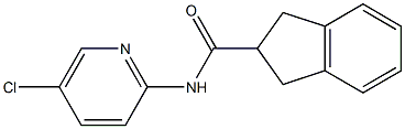 N-(5-chloropyridin-2-yl)-2,3-dihydro-1H-indene-2-carboxamide 구조식 이미지
