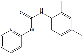 1-(2,4-dimethylphenyl)-3-pyridin-2-ylurea 구조식 이미지