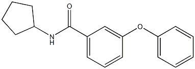 N-cyclopentyl-3-phenoxybenzamide 구조식 이미지