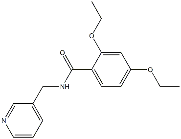 2,4-diethoxy-N-(pyridin-3-ylmethyl)benzamide 구조식 이미지