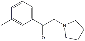 2-(3-methylphenyl)-1-pyrrolidin-1-ylethanone 구조식 이미지