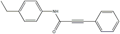 N-(4-ethylphenyl)-3-phenylprop-2-ynamide Structure