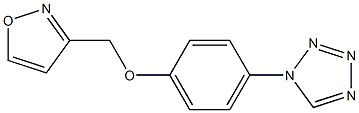 3-[[4-(tetrazol-1-yl)phenoxy]methyl]-1,2-oxazole Structure