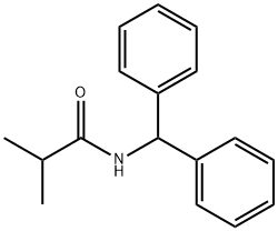 N-benzhydryl-2-methylpropanamide 구조식 이미지