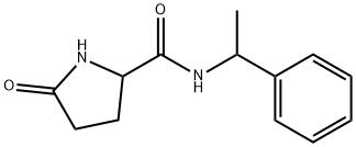 5-oxo-N-(1-phenylethyl)pyrrolidine-2-carboxamide 구조식 이미지