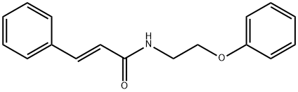 (E)-N-(2-phenoxyethyl)-3-phenylprop-2-enamide 구조식 이미지