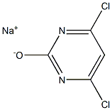 sodium 4,6-dichloropyrimidin-2-olate Structure