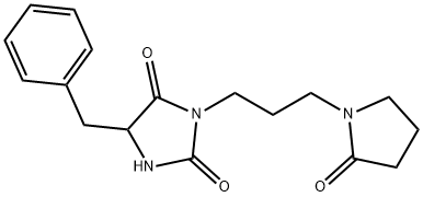 5-benzyl-3-[3-(2-oxopyrrolidin-1-yl)propyl]imidazolidine-2,4-dione Structure