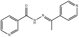 N-[(E)-1-pyridin-4-ylethylideneamino]pyridine-3-carboxamide Structure