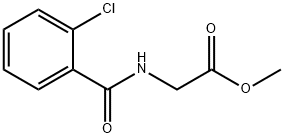 methyl 2-[(2-chlorobenzoyl)amino]acetate 구조식 이미지