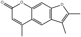 2,3,5-trimethylfuro[3,2-g]chromen-7-one Structure