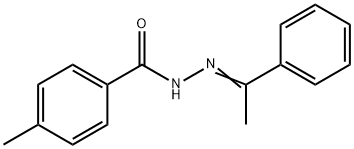 4-methyl-N-[(Z)-1-phenylethylideneamino]benzamide Structure