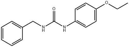 1-benzyl-3-(4-ethoxyphenyl)urea Structure