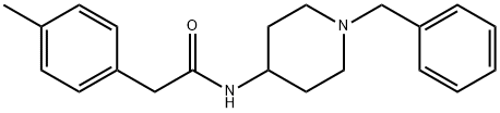 N-(1-benzylpiperidin-4-yl)-2-(4-methylphenyl)acetamide Structure