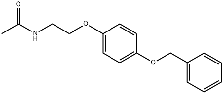 N-[2-(4-phenylmethoxyphenoxy)ethyl]acetamide 구조식 이미지