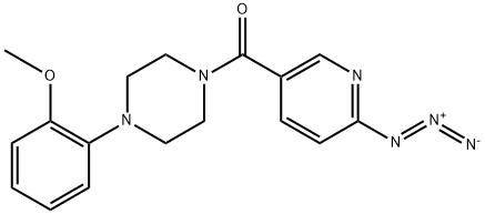 (6-azidopyridin-3-yl)-[4-(2-methoxyphenyl)piperazin-1-yl]methanone Structure