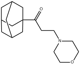 1-(1-adamantyl)-3-morpholin-4-ylpropan-1-one Structure