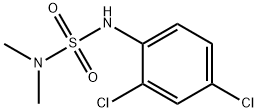 2,4-dichloro-1-(dimethylsulfamoylamino)benzene 구조식 이미지