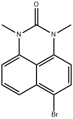 6-bromo-1,3-dimethylperimidin-2-one Structure