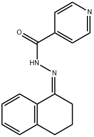 N-[(Z)-3,4-dihydro-2H-naphthalen-1-ylideneamino]pyridine-4-carboxamide Structure