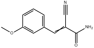 (Z)-2-cyano-3-(3-methoxyphenyl)prop-2-enamide Structure