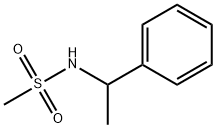 N-(1-phenylethyl)methanesulfonamide 구조식 이미지