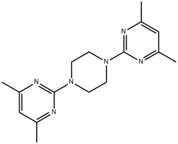 2-[4-(4,6-dimethylpyrimidin-2-yl)piperazin-1-yl]-4,6-dimethylpyrimidine Structure