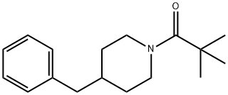 1-(4-benzylpiperidin-1-yl)-2,2-dimethylpropan-1-one 구조식 이미지