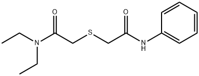 2-[2-(diethylamino)-2-oxoethyl]sulfanyl-N-phenylacetamide Structure