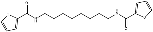 N-[8-(furan-2-carbonylamino)octyl]furan-2-carboxamide Structure