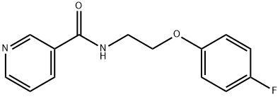 N-[2-(4-fluorophenoxy)ethyl]pyridine-3-carboxamide Structure