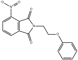 4-nitro-2-(2-phenoxyethyl)isoindole-1,3-dione Structure
