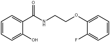 N-[2-(2-fluorophenoxy)ethyl]-2-hydroxybenzamide Structure