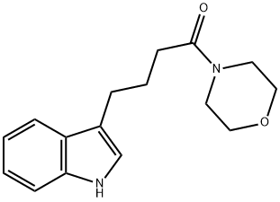 4-(1H-indol-3-yl)-1-morpholin-4-ylbutan-1-one Structure