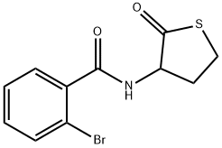 2-bromo-N-(2-oxothiolan-3-yl)benzamide Structure