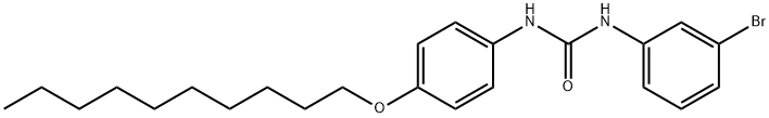 1-(3-bromophenyl)-3-(4-decoxyphenyl)urea 구조식 이미지