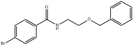 4-bromo-N-(2-phenylmethoxyethyl)benzamide 구조식 이미지