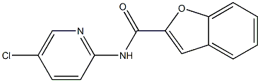 N-(5-chloropyridin-2-yl)-1-benzofuran-2-carboxamide Structure