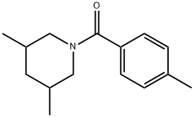 (3,5-dimethylpiperidin-1-yl)-(4-methylphenyl)methanone 구조식 이미지