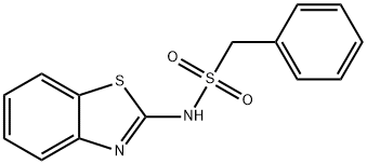 N-(1,3-benzothiazol-2-yl)-1-phenylmethanesulfonamide Structure