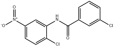 3-chloro-N-(2-chloro-5-nitrophenyl)benzamide Structure