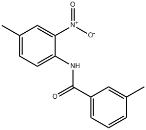 3-methyl-N-(4-methyl-2-nitrophenyl)benzamide 구조식 이미지