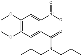4,5-dimethoxy-2-nitro-N,N-dipropylbenzamide Structure