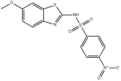 N-(6-methoxy-1,3-benzothiazol-2-yl)-4-nitrobenzenesulfonamide Structure